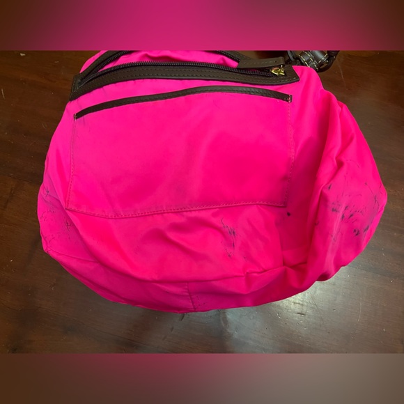 Dooney & Bourke Brown Nylon Handbag  15W / 10.5 H - Picture 6 of 11